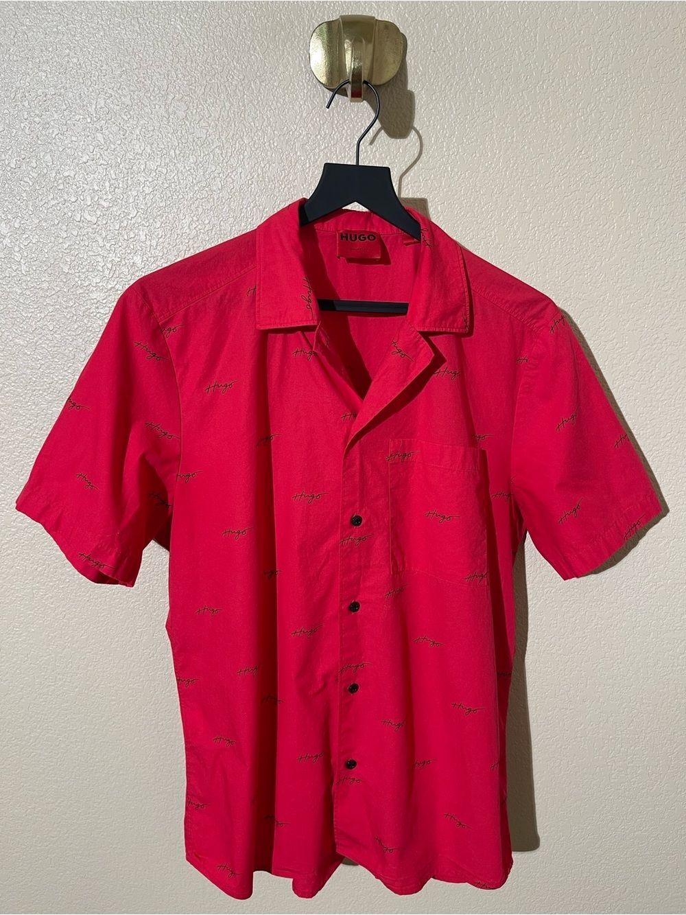 HUGO Short-Sleeve Button-Down Shirt